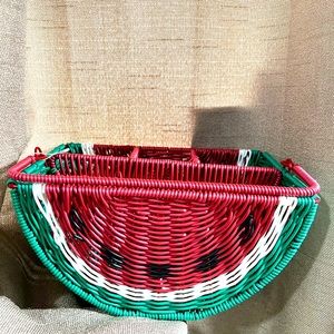 Watermelon resin Picnic basket